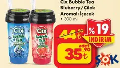CİX BUBBLE TEA BLUBERRY/ÇİLEK AROMALI İÇEÇEK 300 ML